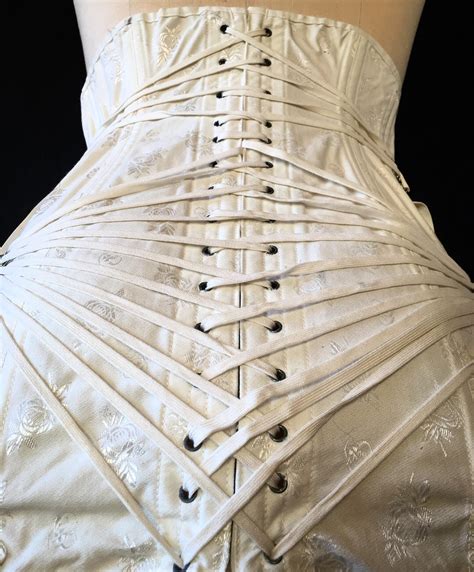 period corsets period corsets® vintage collection fan lacing corset girdle
