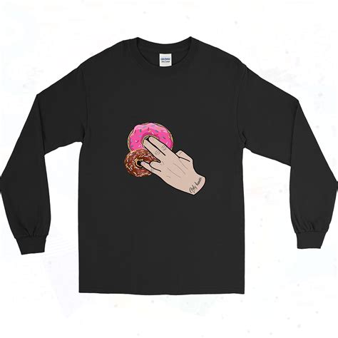 Dunkin Donuts Only Human Hand 90s Long Sleeve Style