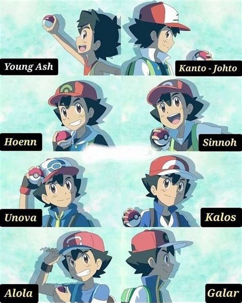 Evolution Of Ash Ketchum Amazing Fan Art