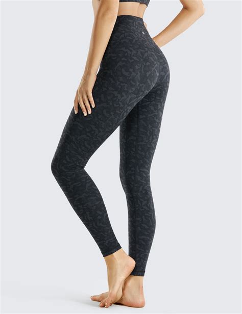 crz yoga women 7 8 high waisted yoga pants workout leggings naked feeling i 25in ebay