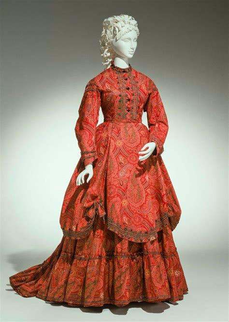1870 75 Beautiful Red Dresses Victorian Fashion
