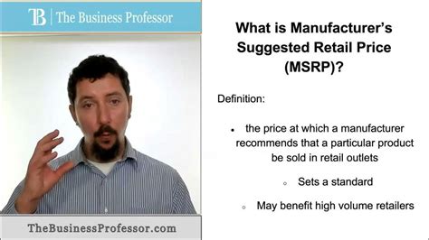 What Is Msrp Or Manufacturers Suggested Retail Price
