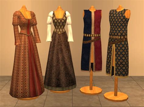 Medieval Mannequins Sims Medieval Sims 4 Mods Clothes Sims 4 Clothing