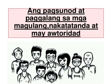 Pagpapakita Ng Paggalang At Pagsunod Sa Nakatatanda Kulturaupice