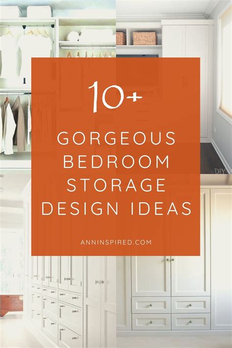 10 Gorgeous Bedroom Storage Design Ideas Ann Inspired