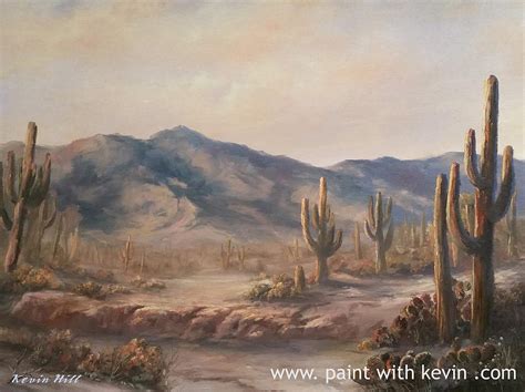 Soft Desert Mountain Painting By Kevin Hill Fine Art America