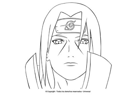 Los Mejores Dibujos De Itachi Para Colorear Todo Para Colorear