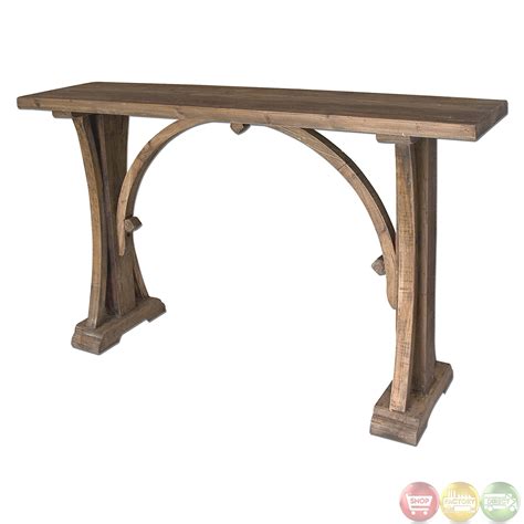 Genesis Reclaimed Wood Rustic Console Table 24302