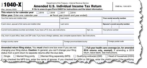 Do You Need To File An Amended Tax Return Heres How Account