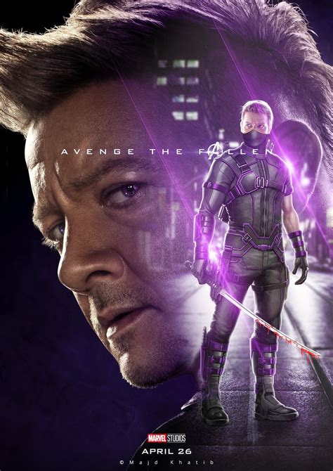 Hawkeye Endgame Marvel Movie Posters Marvel Superhero Posters