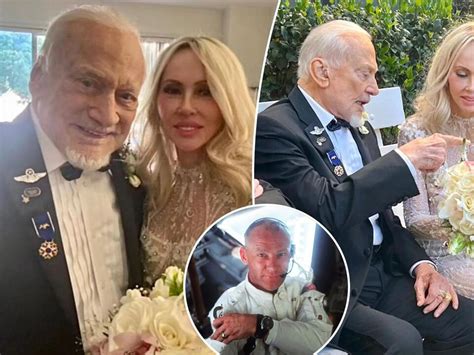 astronaut buzz aldrin gets married to 63 year old girlfriend on 93rd birthday ‘as excited as