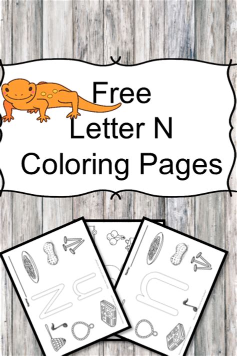 The letter n is for nest. Letter N Coloring Pages