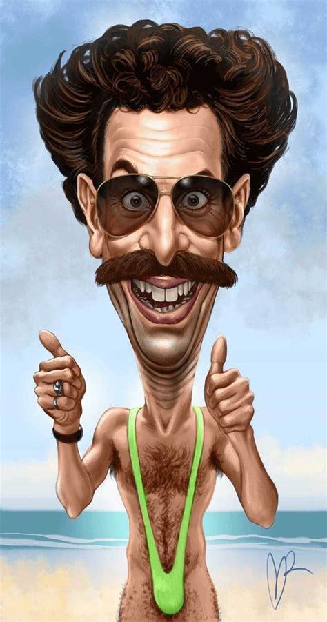 Borat Borat Sagdijew Caricature By Marzio Mariani