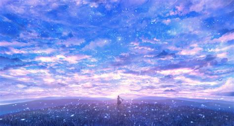 Anime Sky Hd Wallpaper By 防人