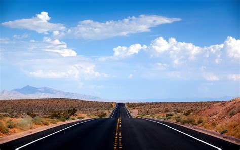 Nevada Desert Road Hd Desktop Wallpapers 4k Hd