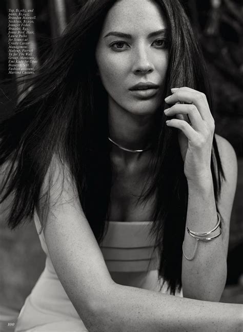 Most Beautiful Olivia Munn For Fashion Magazine