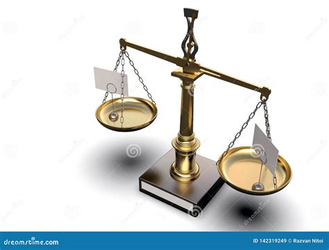 Imbalanced Scales Royalty Free Stock Photography