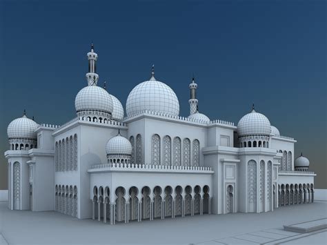 Mosque 3d Model Max