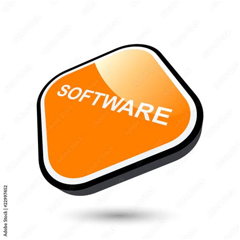 Software Symbol Zeichen Button Icon Stock Vektorgrafik Adobe Stock