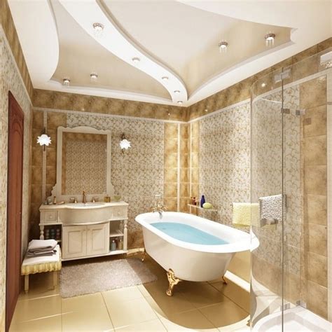 The false ceiling works like an extension of the rest of the rooms. 10 Creative Bathroom Ceiling Design Ideas With Pictures