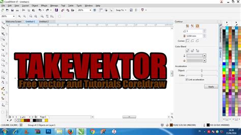 Cara Mengatur Agar Tebal Outline Mengikuti Ukuran Objek Di Coreldraw