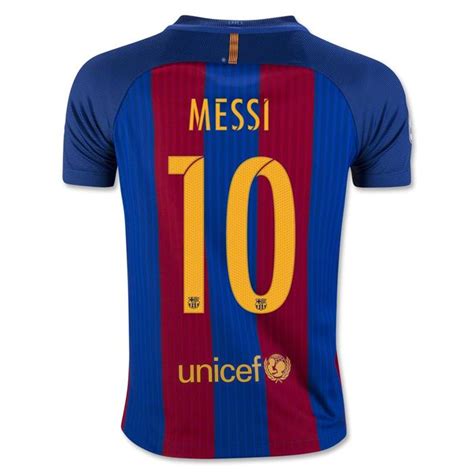Nike Fc Barcelona 201617 Authentic Player Verion Home Jersey W Messi