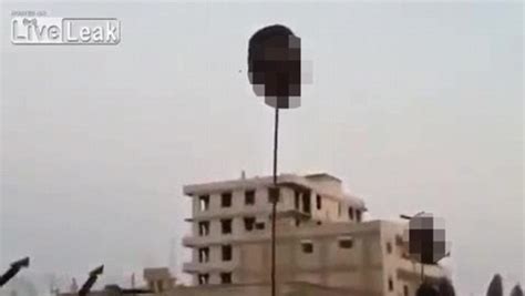 Isis Execution Video Emerges Of Decapitated Syrian Soldiers Impaled On Spikes Opposing Views