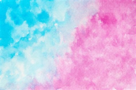Premium Photo Abstract Hand Painted Blue And Pink Watercolor Texture