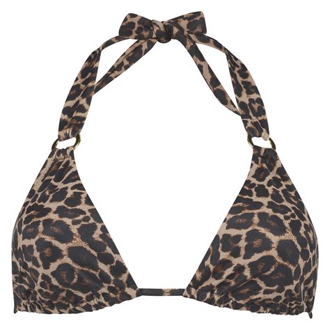 Leopard Triangle Bikini Top For £2700 Bikini Tops Hunkemöller