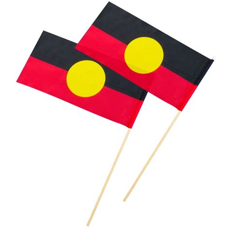 Buy Aboriginal Hand Flags Wavers Same Day Dispatch