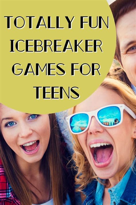Totally Fun Icebreaker Games For Teens Ice Breaker Games Games For Teens Fun Icebreakers