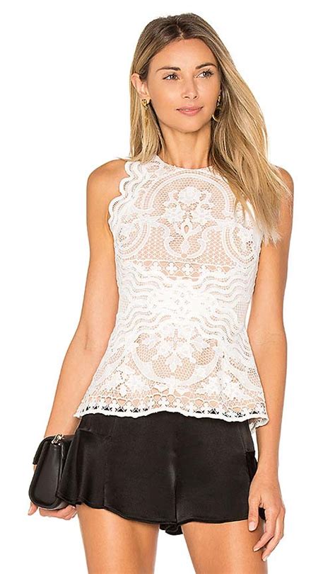 Trendy Lace Tops For Spring 2017 In Every Style And Price Range
