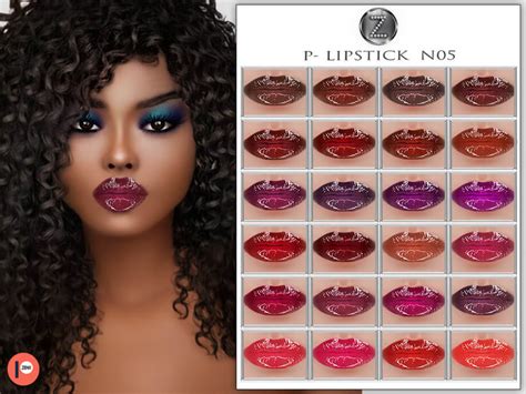 The Sims 4 Lipstick N05 By Zenx The Sims Book