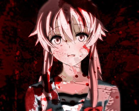 Yuno Gasai Future Diary Added Blood By Justass On Deviantart