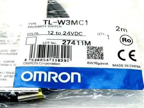 New Omron Tl W3mc1 Proximity Switch Tlw3mc1 Sb Industrial Supply Inc