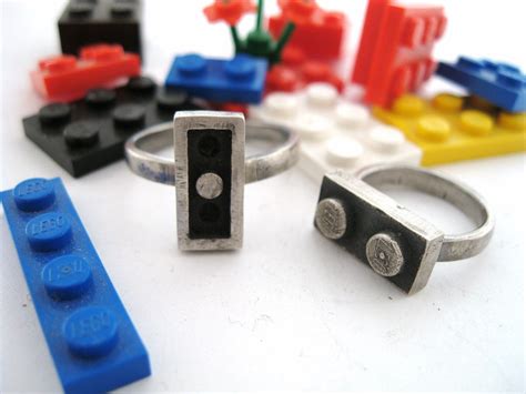 Sweet Interlocking Ring Lego Wedding Lego Jewelry
