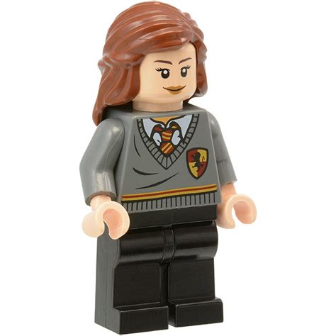 Lego Hermione Granger With Gryffindor School Uniform Minifigure Brick