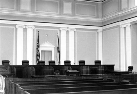 Florida Memory Interior View Of The Courtroom At The Florida Supreme