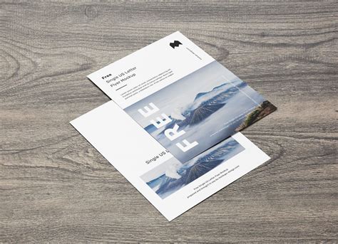 Download Free US Letter Paper Size Flyer Mockup PSD Set | Flyer mockup psd, Flyer mockup, Letter paper