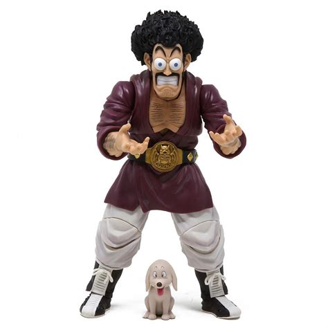 With this addition, the s.h. Bandai S.H.Figuarts Dragon Ball Z Mr. Satan Figure burgundy