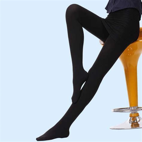 Sexy D Womens Opaque Footed Pantyhose Tights Stockings Socks Hosiery Size S XL EBay
