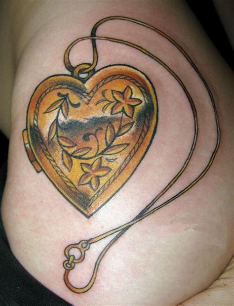 Heart Locket Tattoos Designs Ideas And Meaning Tattoos For You