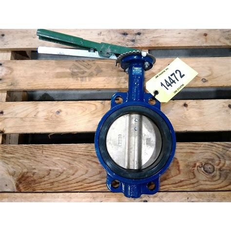 Used 6Ø Nibco Wafer Style Butterfly Valve N 200 Series 14472 For