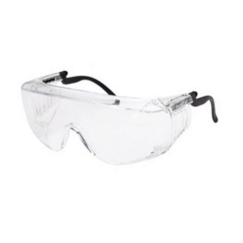 B6 1650515 Override Safety Glasses 45g Clear Over Prescrip Adjust Arm