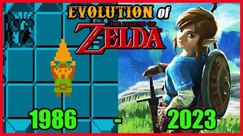 Evolution Of The Legend Of Zelda Games 1986 2023 Youtube