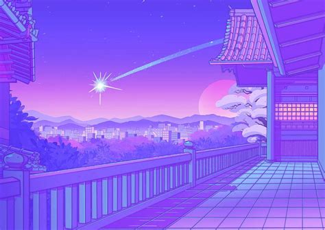 Purple Aesthetic Anime Posted By Christopher Johnson Purple Anime