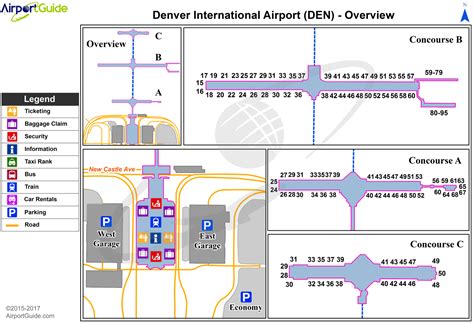 Denver International Airport Terminal Map
