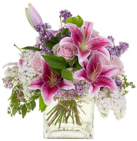 Spring Arrangement With Lilies Leanne And David Kesler Floral