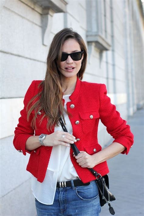 gorgeous 42 amazing outfit combination for red blazer with jeans 2019 03 25