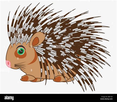Cartoon Porcupine Cut Out Stock Images And Pictures Alamy